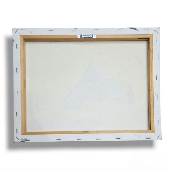 Original Acrylic on Canvas Winter Cabin - Picture 3 of 7